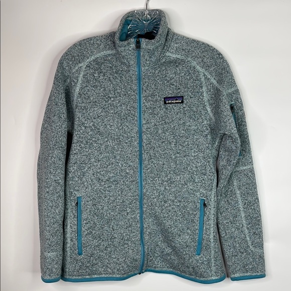 Patagonia Better Sweater Heathered Blue Full Zip Jacket Size Small - Picture 1 of 9